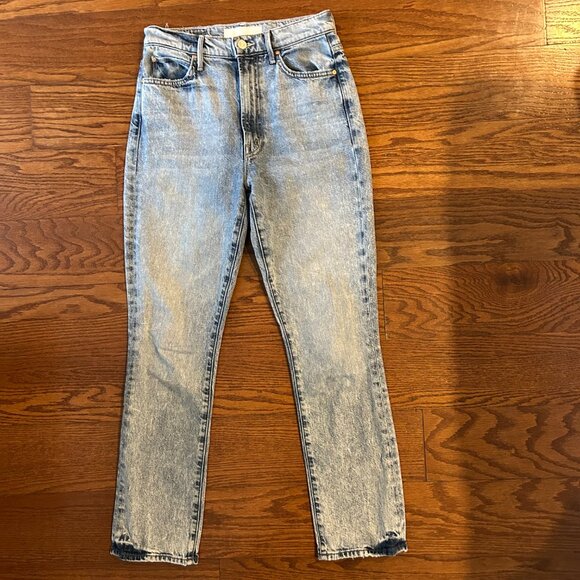 MOTHER Denim Jeans The Swooner Rascal Ankle - Signs & Symbols Size 26 - Picture 13 of 16